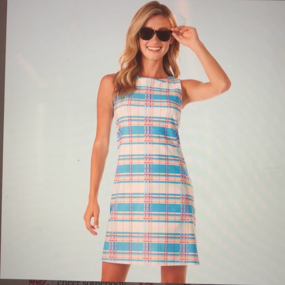 Jude Connally Plaid Beth Dress Size Large